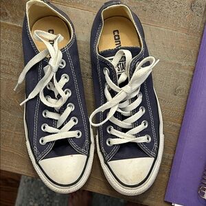 Converse Navy Canvas Sneakers
